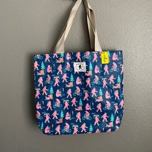 Chalo retired pink Sasquatch Pacific NW tote